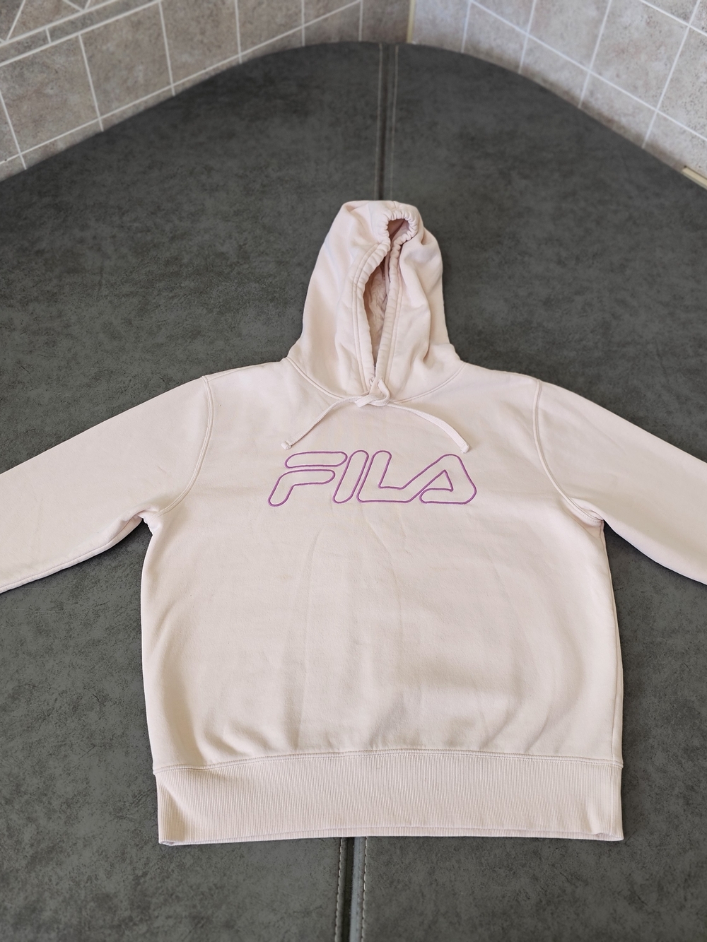 FILA Cream Athletic Hoodie